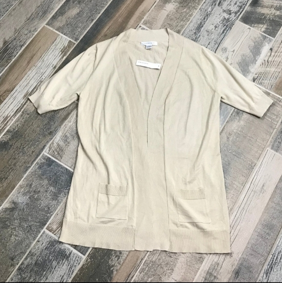 august silk Sweaters - August Silk Women Open Front Cardigan